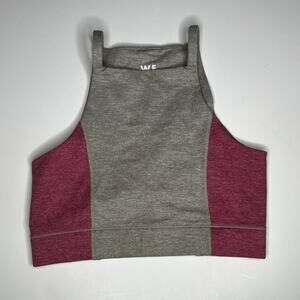 We over Me Colorblock Sports Bra Crop Top XS